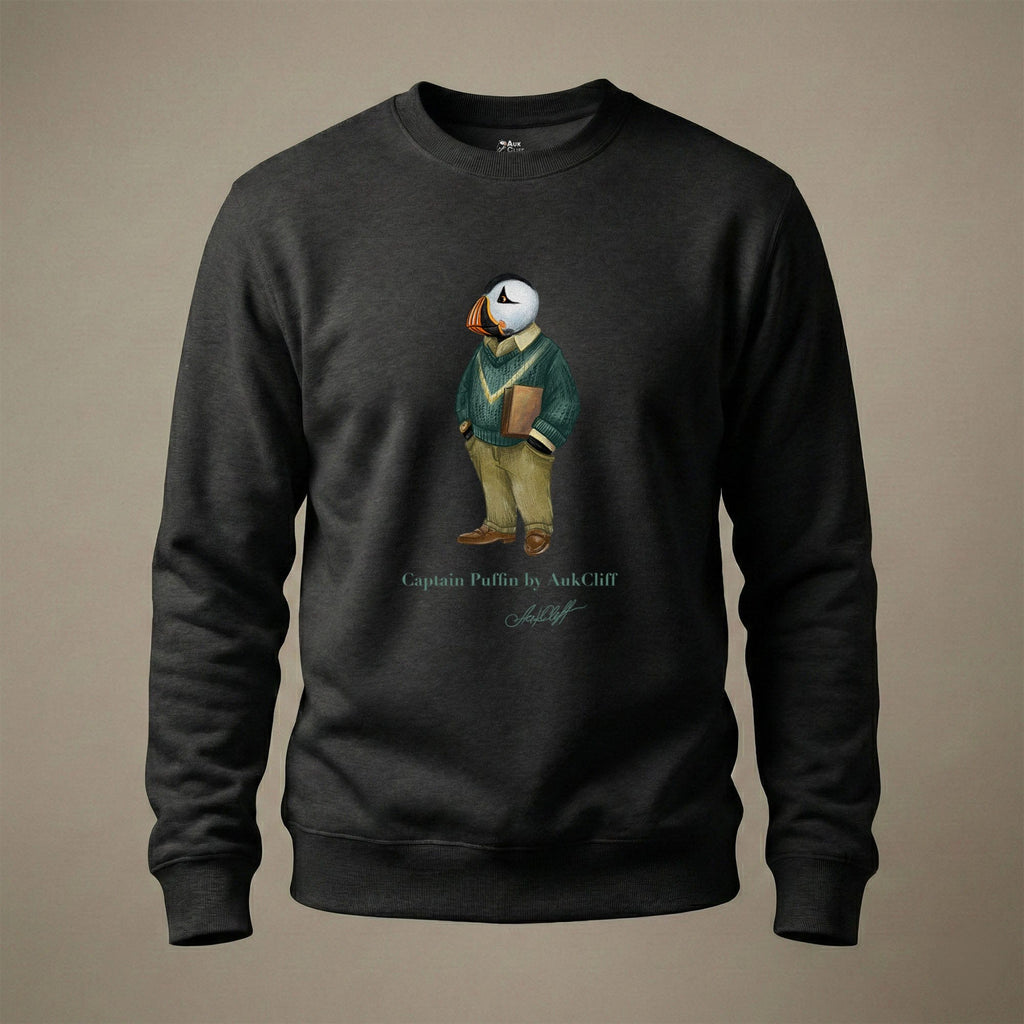 AukCliff Captain Puffin Sweatshirt Captain Puffin™ “The Ivy League” Sweatshirt