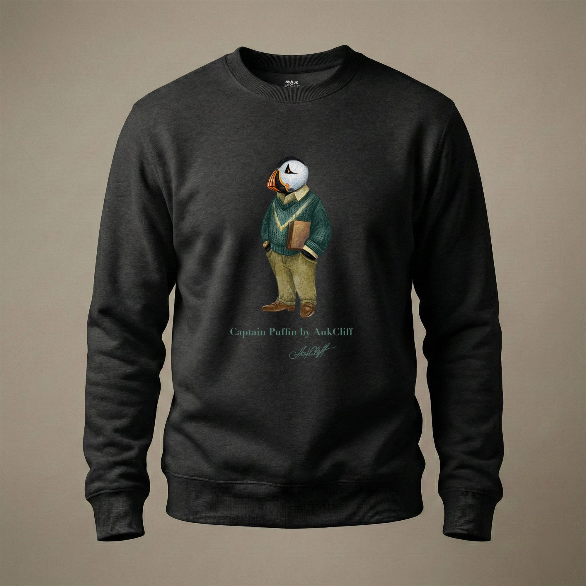 AukCliff Captain Puffin Sweatshirt Captain Puffin™ “The Ivy League” Sweatshirt