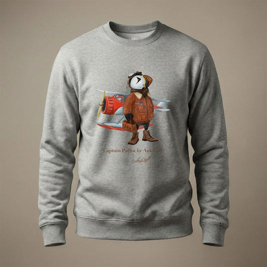 AukCliff Captain Puffin Sweatshirt Carbon Grey / S Captain Puffin™ Bush Pilot Sweatshirt