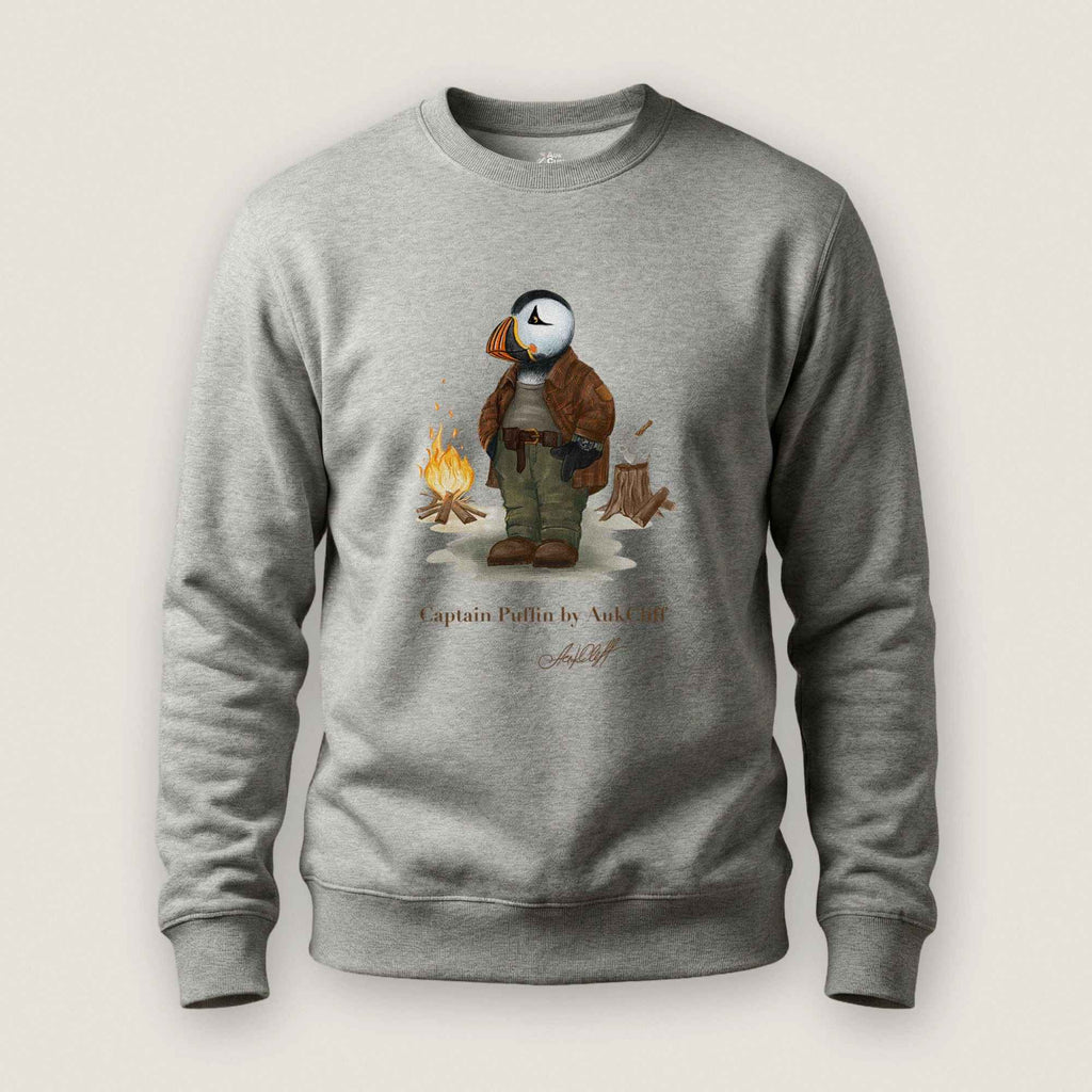 AukCliff Captain Puffin Sweatshirt Carbon Grey / S Captain Puffin™ Bushcraft Sweatshirt