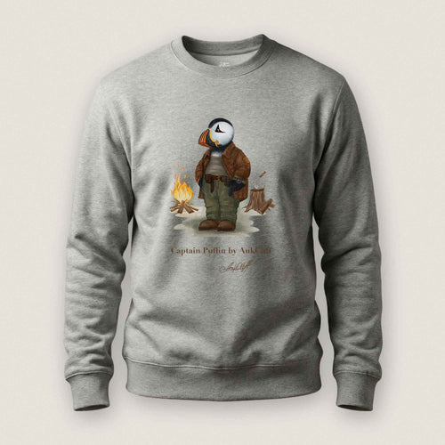 AukCliff Captain Puffin Sweatshirt Carbon Grey / S Captain Puffin™ Bushcraft Sweatshirt