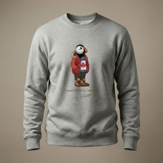 AukCliff Captain Puffin Sweatshirt Carbon Grey / S Captain Puffin™ “Canada Trailkeeper” Sweatshirt