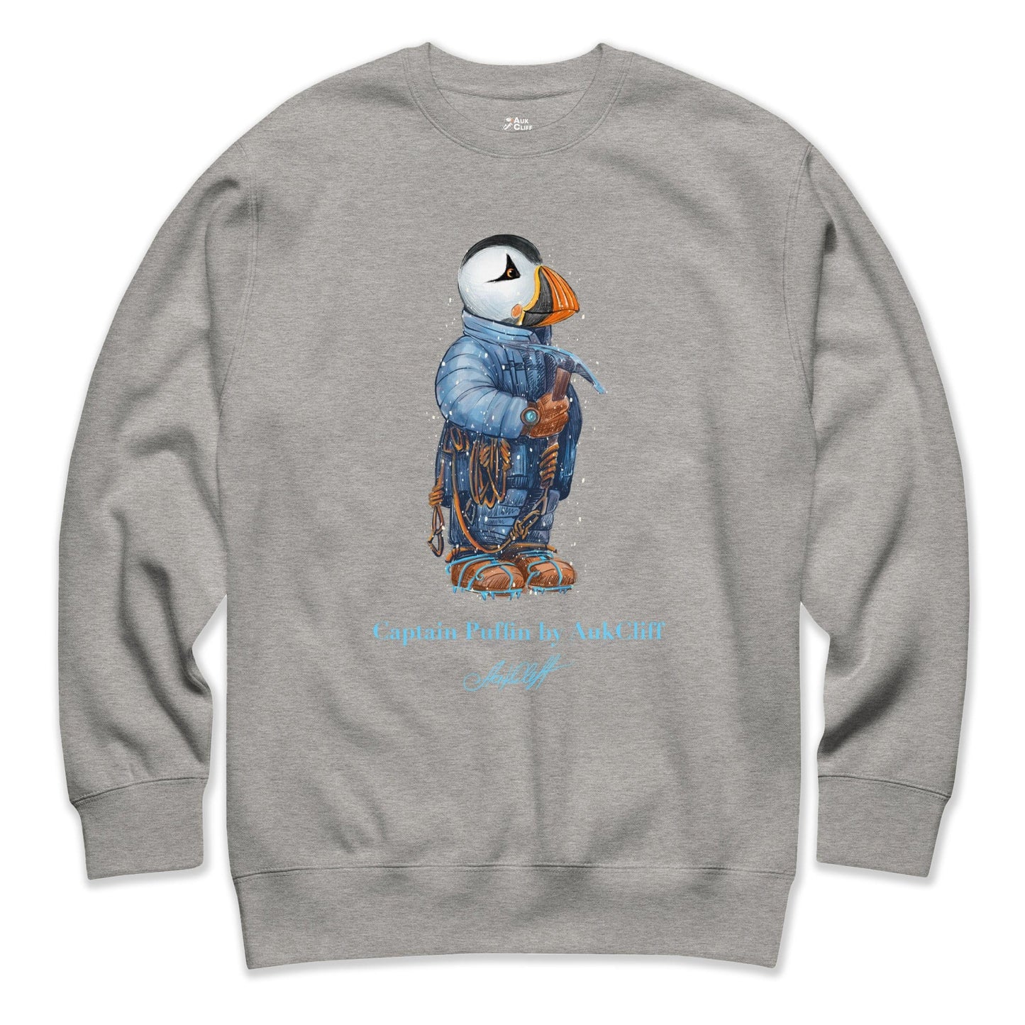 AukCliff Captain Puffin Sweatshirt Carbon Grey / S Captain Puffin™ Everest Expedition Sweatshirt