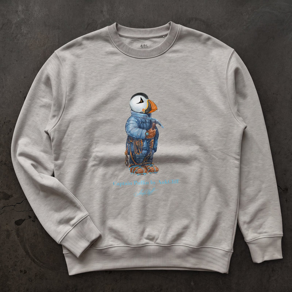 AukCliff Captain Puffin Sweatshirt Carbon Grey / S Captain Puffin™ Everest Expedition Sweatshirt