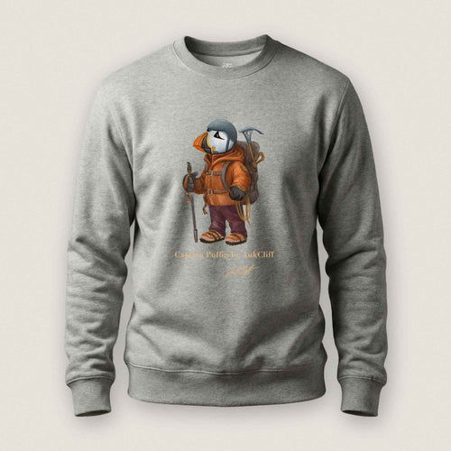 AukCliff Captain Puffin Sweatshirt Carbon Grey / S Captain Puffin™ Mountaineer Sweatshirt