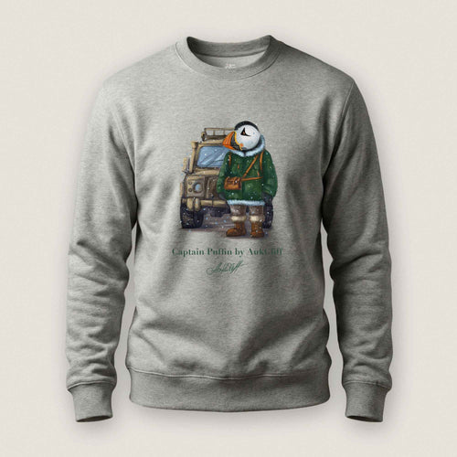AukCliff Captain Puffin Sweatshirt Carbon Grey / S Captain Puffin™ Polar Explorer Sweatshirt
