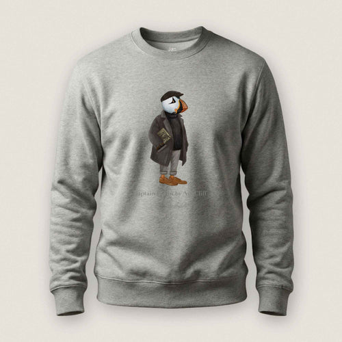 AukCliff Captain Puffin Sweatshirt Carbon Grey / S Captain Puffin™ “The Curator” Sweatshirt