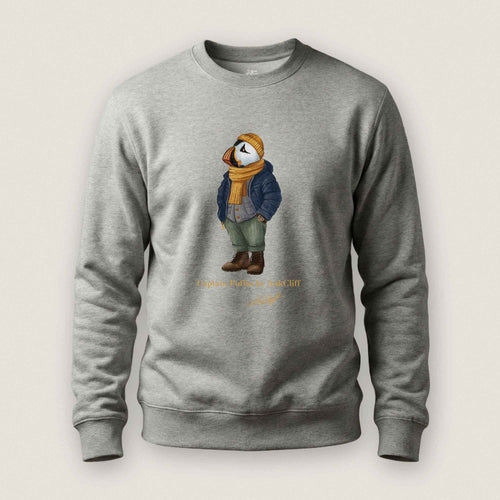 AukCliff Captain Puffin Sweatshirt Carbon Grey / S Captain Puffin™ “The Winter Wanderer” Sweatshirt