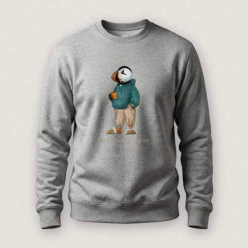 AukCliff® Captain Puffin Sweatshirt Carbon Grey / S Captain Puffin™ “Trail Après” Sweatshirt