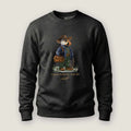 AukCliff Captain Puffin Sweatshirt Charcoal Heather / S Captain Puffin™ Adventure Archaeologist Sweatshirt