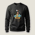 AukCliff Captain Puffin Sweatshirt Charcoal Heather / S Captain Puffin™ Coastal Wanderer Sweatshirt