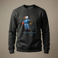 AukCliff Captain Puffin Sweatshirt Charcoal Heather / S Captain Puffin™ Downhill Mountain Biker Sweatshirt