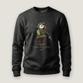 AukCliff Captain Puffin Sweatshirt Charcoal Heather / S Captain Puffin™ Fly Fisherman Sweatshirt