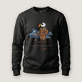 AukCliff Captain Puffin Sweatshirt Charcoal Heather / S Captain Puffin™ Jet Pilot Sweatshirt