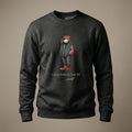 AukCliff® Captain Puffin Sweatshirt Charcoal Heather / S Captain Puffin™ “Puffer Vest Nomad” Sweatshirt