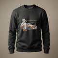 AukCliff Captain Puffin Sweatshirt Charcoal Heather / S Captain Puffin™ Rally Driver Sweatshirt