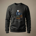 AukCliff Captain Puffin Sweatshirt Charcoal Heather / S Captain Puffin™ “The Adventure Motorcyclist” Sweatshirt