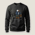 AukCliff Captain Puffin Sweatshirt Charcoal Heather / S Captain Puffin™ “The Adventure Motorcyclist” Sweatshirt