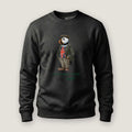 AukCliff Captain Puffin Sweatshirt Charcoal Heather / S Captain Puffin™ “The British Explorer” Sweatshirt