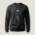 AukCliff Captain Puffin Sweatshirt Charcoal Heather / S Captain Puffin™ “The Curator” Sweatshirt