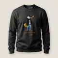 AukCliff Captain Puffin Sweatshirt Charcoal Heather / S Captain Puffin™ “The Rock Band Rebel” Sweatshirt