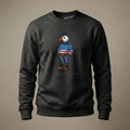 AukCliff Captain Puffin Sweatshirt Charcoal Heather / S Captain Puffin™ “USA Outfitter” Sweatshirt
