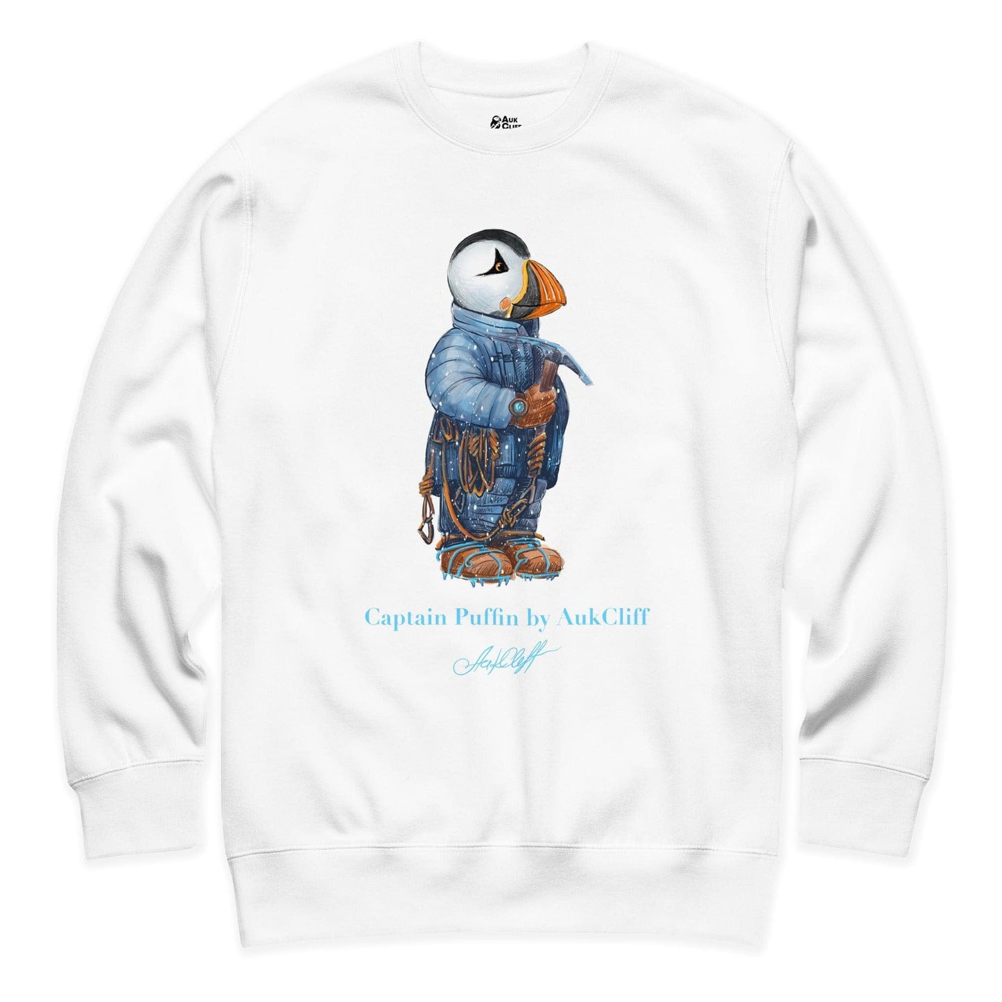 AukCliff Captain Puffin Sweatshirt White / S Captain Puffin™ Everest Expedition Sweatshirt
