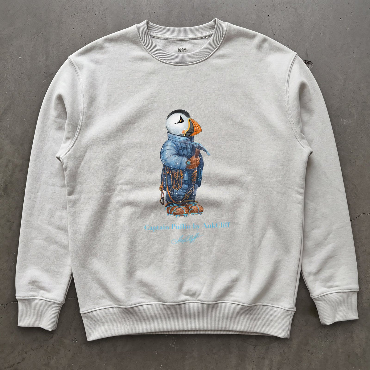 AukCliff Captain Puffin Sweatshirt White / S Captain Puffin™ Everest Expedition Sweatshirt