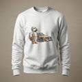 AukCliff Captain Puffin Sweatshirt White / S Captain Puffin™ Rally Driver Sweatshirt