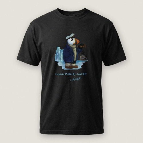 AukCliff Captain Puffin T-shirt Black / S Captain Puffin™ Arctic Sailor Comfort Colors T-Shirt