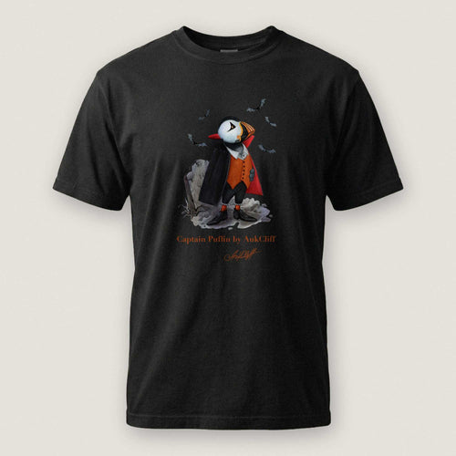 AukCliff Captain Puffin T-shirt Black / S Captain Puffin™ "Count Dracula" Comfort Colors T-Shirt