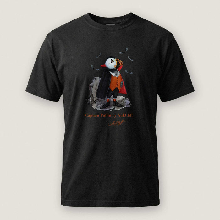 AukCliff Captain Puffin T-shirt Black / S Captain Puffin™ "Count Dracula" Comfort Colors T-Shirt