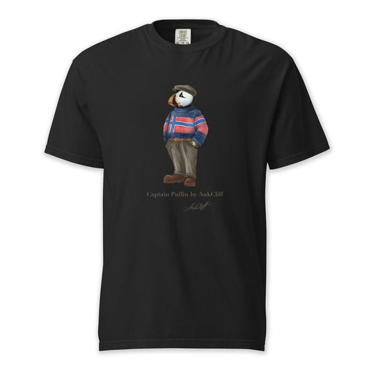 AukCliff Captain Puffin T-shirt Black / S Captain Puffin™ “Nordic Wanderer” Comfort Colors T-Shirt