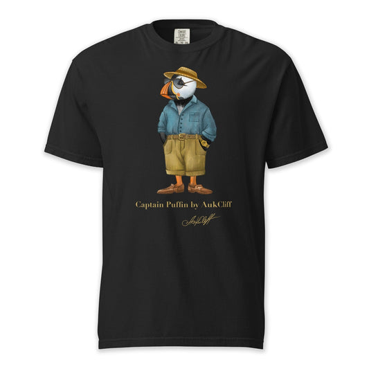 AukCliff Captain Puffin T-shirt Black / S Captain Puffin™ “Summer Scout” Comfort Colors T-Shirt