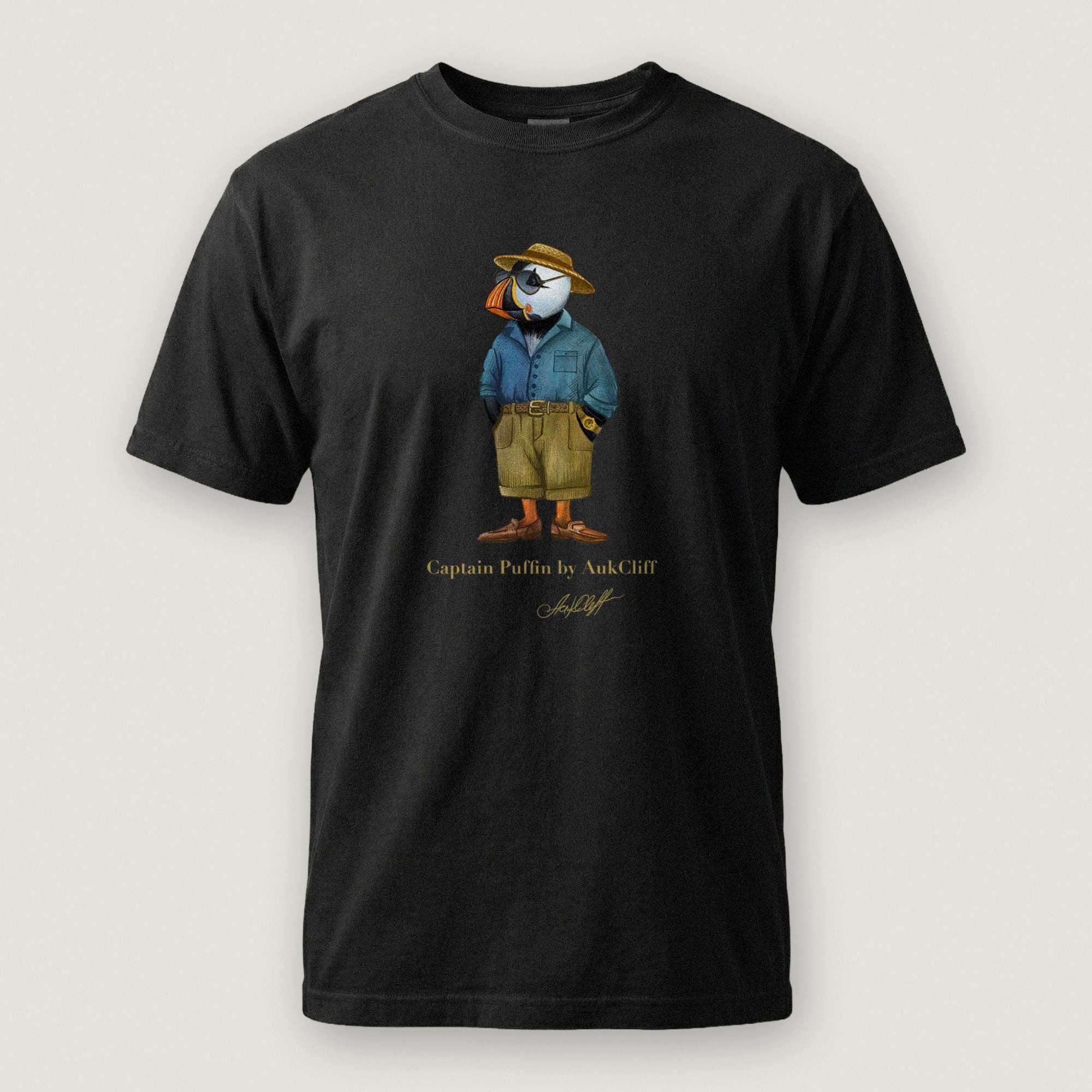 AukCliff Captain Puffin T-shirt Black / S Captain Puffin™ “Summer Scout” Comfort Colors T-Shirt