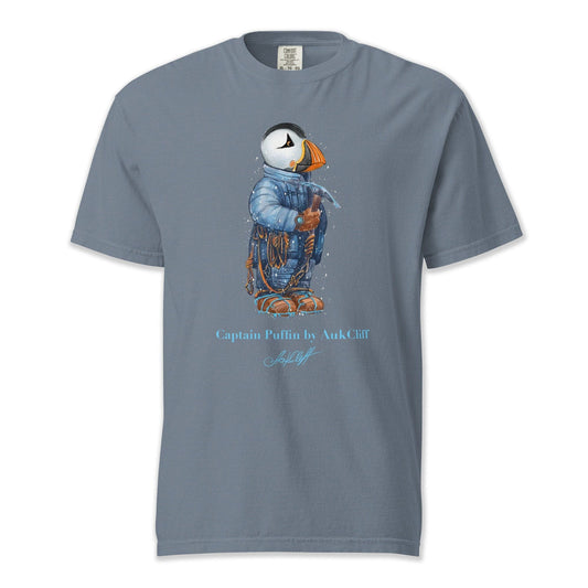 AukCliff Captain Puffin T-shirt Blue Jean / S Captain Puffin™ Everest Expedition Comfort Colors T-Shirt