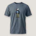 AukCliff Captain Puffin T-shirt Blue Jean / S Captain Puffin™ “The Yacht Captain” Comfort Colors T-Shirt