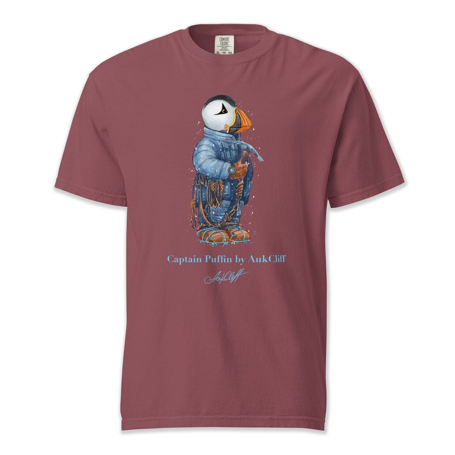 AukCliff Captain Puffin T-shirt Brick / S Captain Puffin™ Everest Expedition Comfort Colors T-Shirt