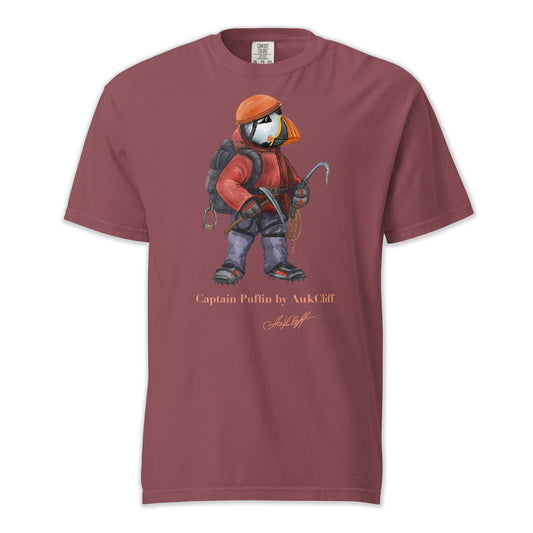 AukCliff Captain Puffin T-shirt Brick / S Captain Puffin™ Ice Climber Comfort Colors T-Shirt