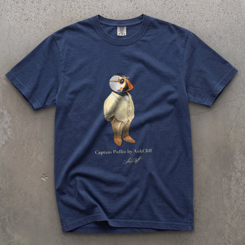 AukCliff Captain Puffin T-shirt Captain Puffin™ Fashion Explorer Comfort Colors T-Shirt