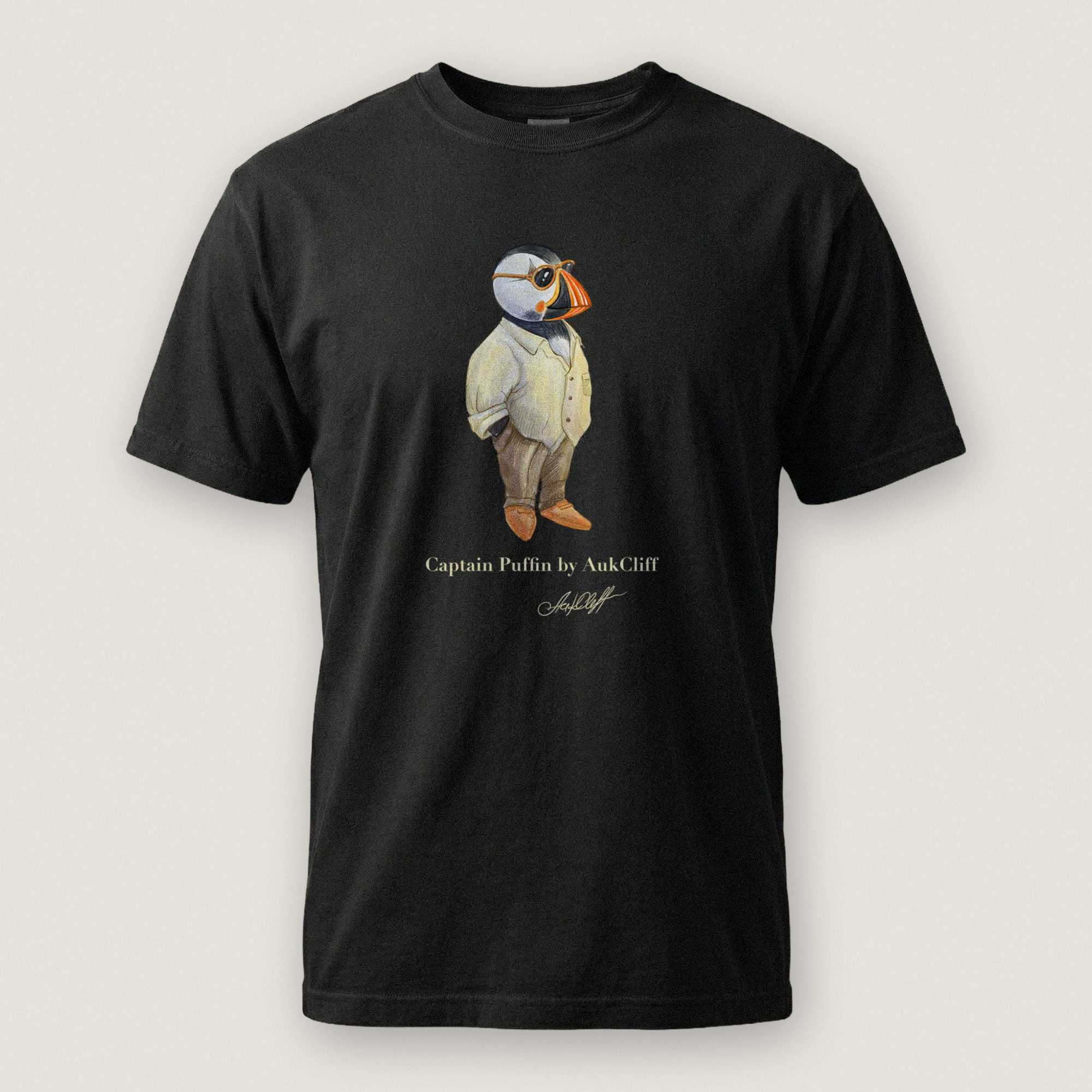 AukCliff Captain Puffin T-shirt Captain Puffin™ Fashion Explorer Comfort Colors T-Shirt