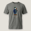 AukCliff Captain Puffin T-shirt Grey / S Captain Puffin™ Coffeehouse Comfort Colors T-Shirt