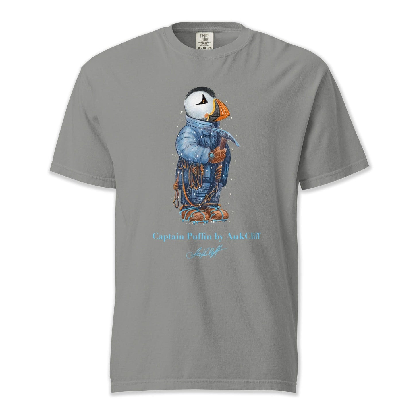 AukCliff Captain Puffin T-shirt Grey / S Captain Puffin™ Everest Expedition Comfort Colors T-Shirt
