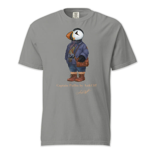 AukCliff Captain Puffin T-shirt Grey / S Captain Puffin™ Street Photographer Comfort Colors T-Shirt