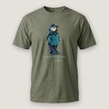 AukCliff® Captain Puffin T-shirt Moss / S Captain Puffin “Alpine Wayfarer” Comfort Colors T-Shirt