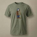 AukCliff® Captain Puffin T-shirt Moss / S Captain Puffin “Dolomites Alpine Rambler” Comfort Colors T-Shirt