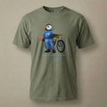 AukCliff Captain Puffin T-shirt Moss / S Captain Puffin™ Downhill Mountain Biker Comfort Colors T-Shirt