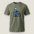 AukCliff Captain Puffin T-shirt Moss / S Captain Puffin™ Downhill Mountain Biker Comfort Colors T-Shirt