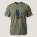 AukCliff® Captain Puffin T-shirt Moss / S Captain Puffin™ “Expedition Scout” Comfort Colors T-Shirt