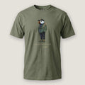 AukCliff® Captain Puffin T-shirt Moss / S Captain Puffin “Japanese Trail Walker” Comfort Colors T-Shirt
